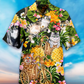 Cat Lovely And Flowers Garden - Hawaiian Shirt - Reefox