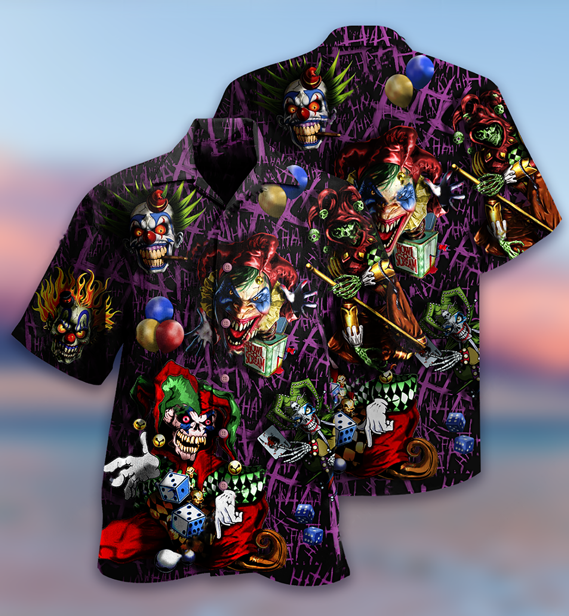 Clown Smile Style - Hawaiian Shirt - Reefox