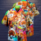 Fox Beautiful Painting Style - Hawaiian Shirt - Reefox