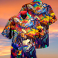 Moose Beautiful Painting Color Style - Hawaiian Shirt - Reefox
