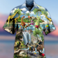 Dinosaur Love Swimming Love Beach Love Summer - Hawaiian Shirt - Reefox