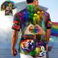 LGBT Skull Pride 2022 Style - Hawaiian Shirt