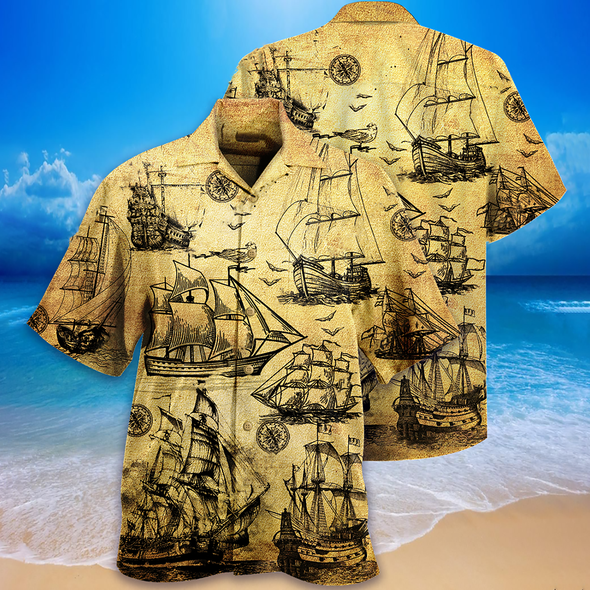 Sailing I Plan To Go Sailing Vintage Sail - Hawaiian Shirt - Reefox