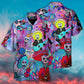 Guitar Day Of The Dead Sugar Skull - Hawaiian Shirt - Reefox