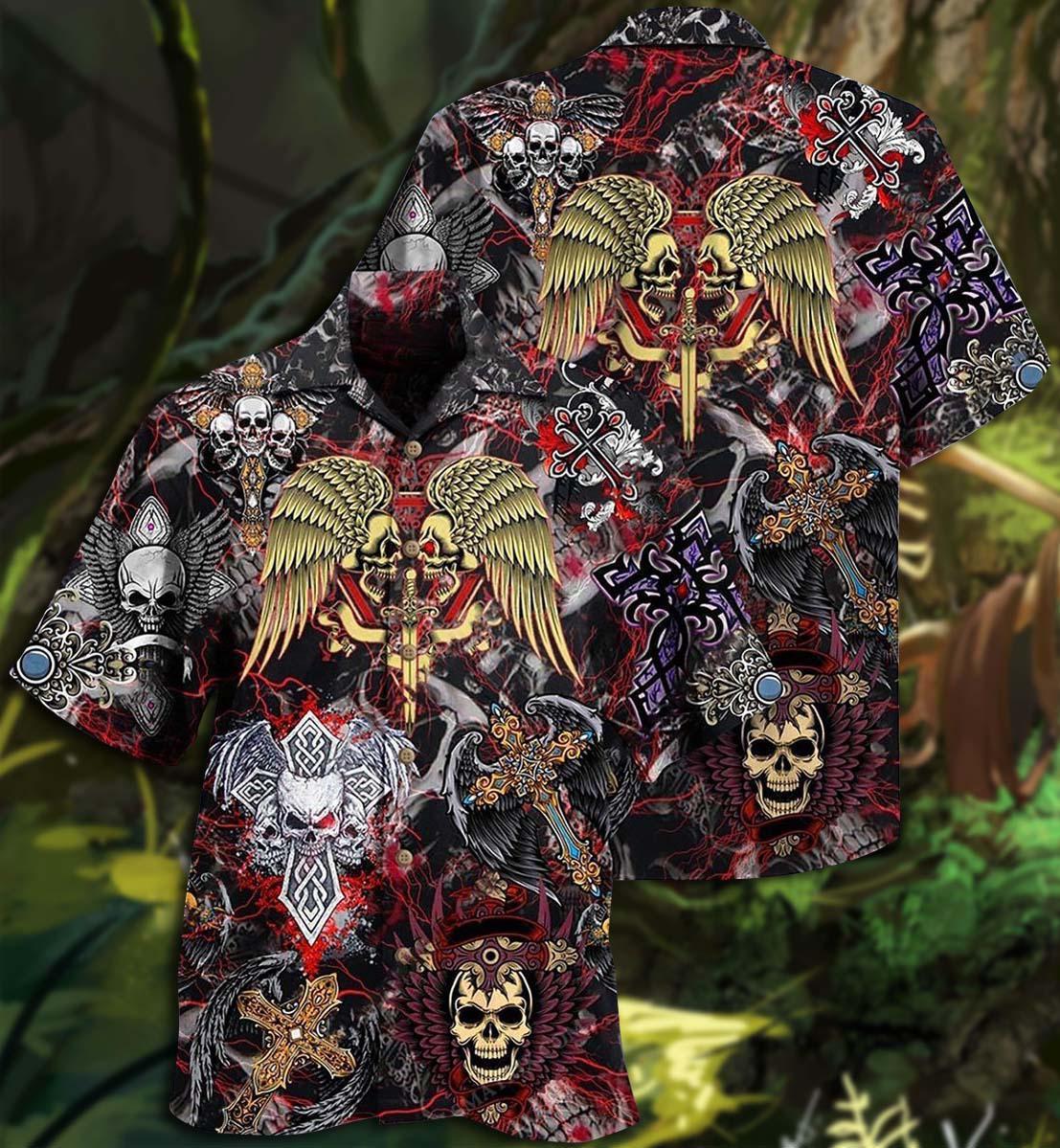 Skull Loves Key Cool - Hawaiian Shirt - Reefox
