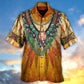 Native Cool Style Love Peace Orange - Hawaiian Shirt - Reefox