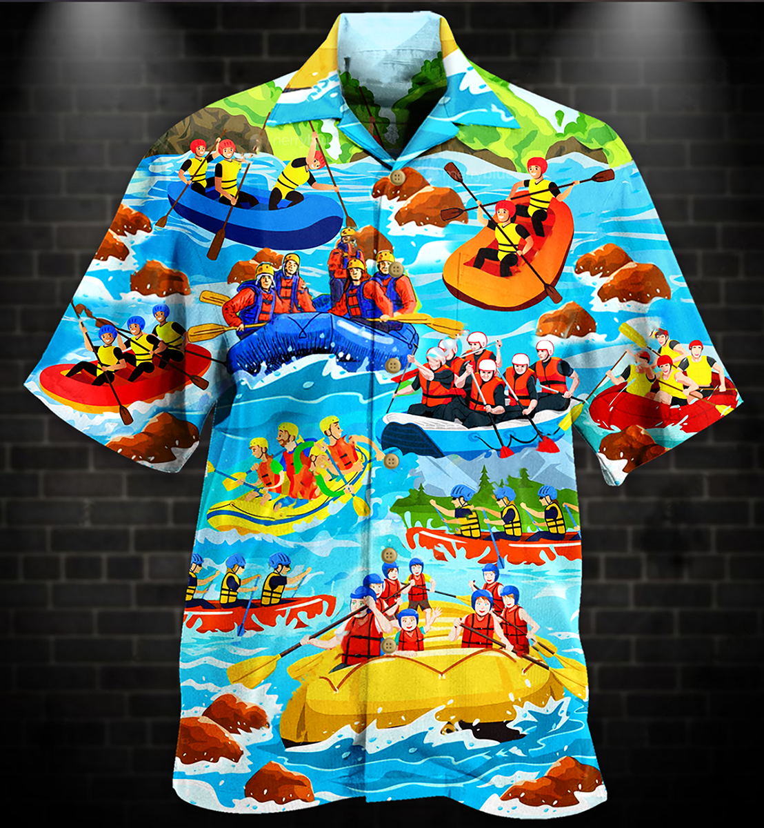 Sailing Happiness Colorful - Hawaiian Shirt - Reefox