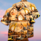 Excavator Working Hard - Hawaiian Shirt - Reefox