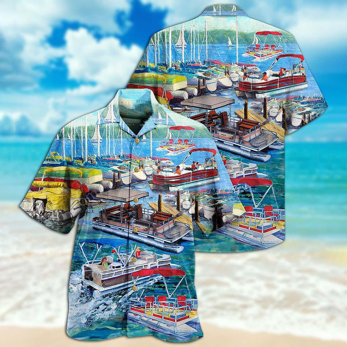 Pontoon Captain Life Style - Hawaiian Shirt - Reefox