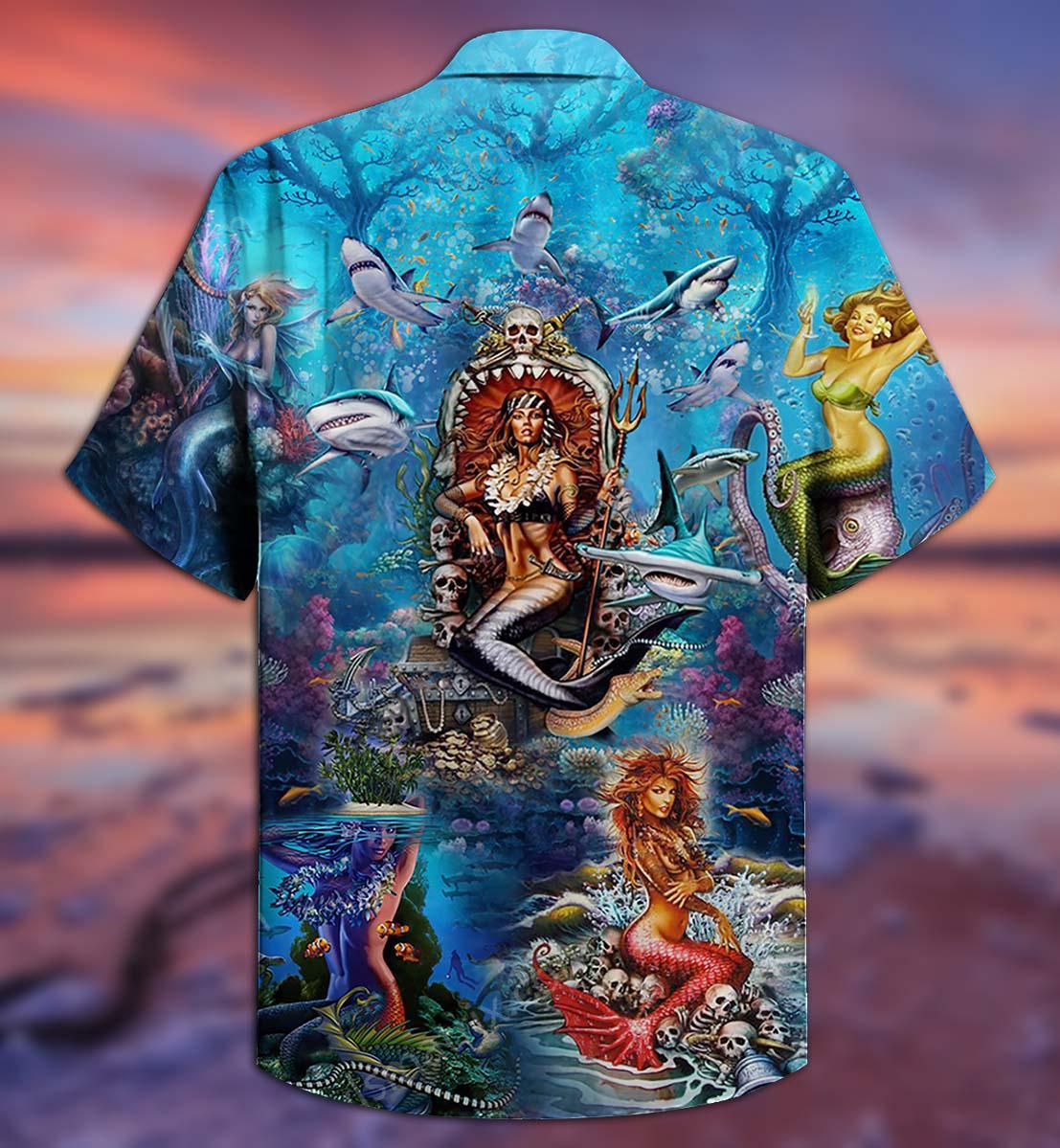 Mermaid Queen Style - Hawaiian Shirt - Reefox