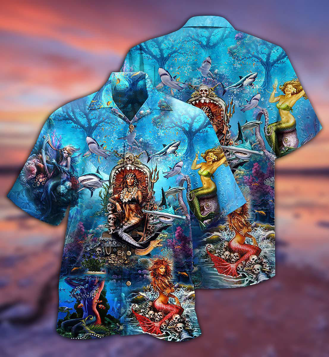 Mermaid Queen Style - Hawaiian Shirt - Reefox