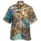 Cat Real Love Cats - Hawaiian Shirt - Reefox