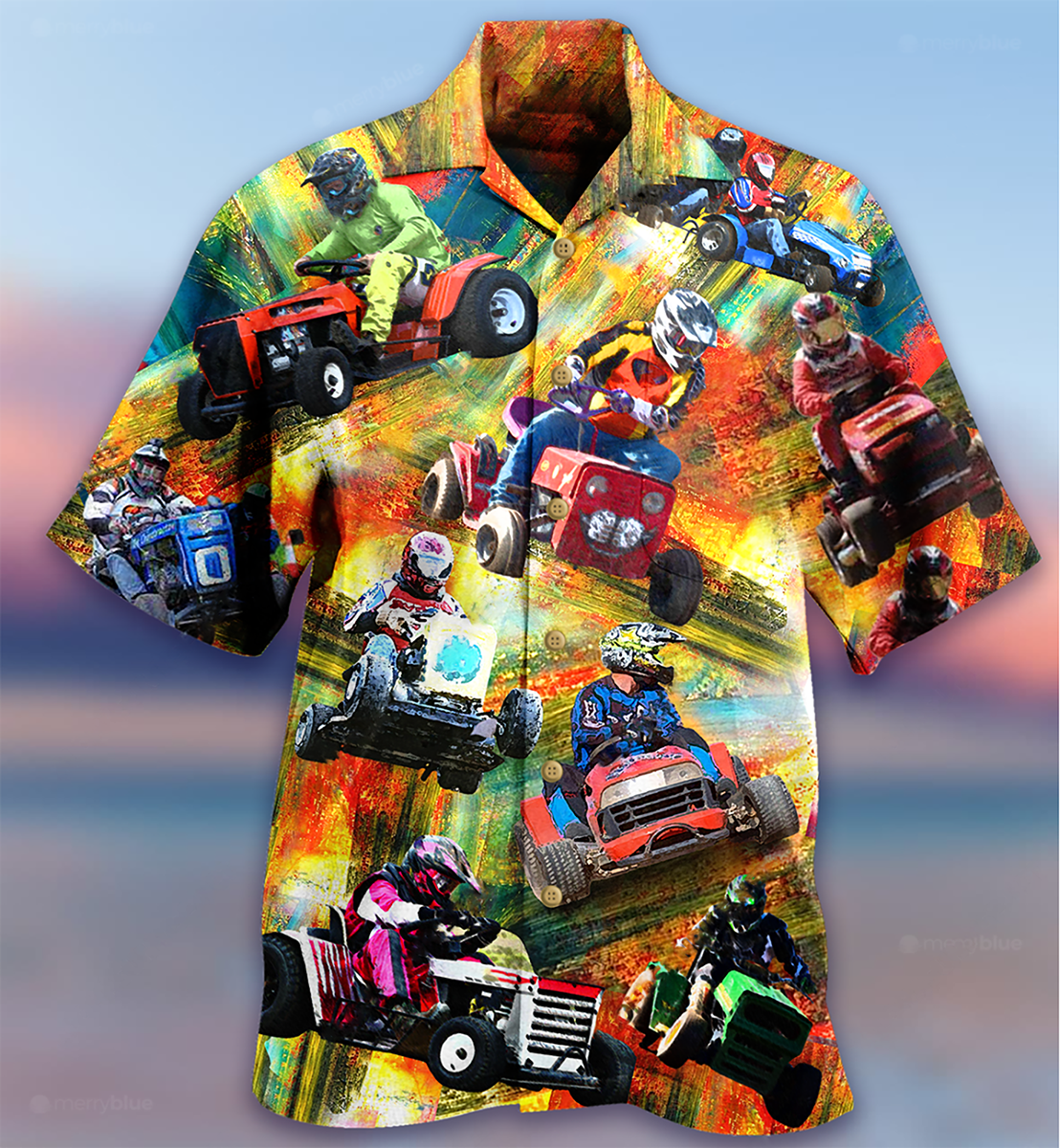 Car Racing Color - Hawaiian Shirt - Reefox