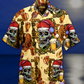 Skull Merry Xmas - Hawaiian Shirt - Reefox