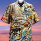 Cat Love Fish Delicious Meal - Hawaiian Shirt - Reefox