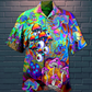 Hippie Peace Life Style Mushroom - Hawaiian Shirt