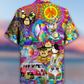 Hippie Easter Peace Life Color Funny Party - Hawaiian Shirt - Reefox
