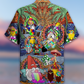 Hippie Gnome Peace Life Color - Hawaiian Shirt - Reefox