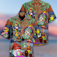 Hippie Gnome Peace Life Color - Hawaiian Shirt - Reefox