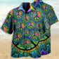 Hippie Peace Life Color - Hawaiian Shirt - Reefox