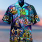 Hippie Alien Skull Peace Life - Hawaiian Shirt - Reefox