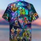 Hippie Alien Skull Peace Life - Hawaiian Shirt - Reefox