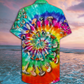 Hippie Mushroom Peace Life A Little Hippie - Hawaiian Shirt - Reefox