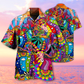 Hippie Deer Peace Love Life Color Amazing - Hawaiian Shirt - Reefox