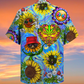 Hippie Sunflowers Stay Trippy Little Hippie - Hawaiian Shirt - Reefox
