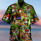 Hippie Mushroom Peace Love Life Color - Hawaiian Shirt - Reefox