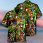 Hippie Mushroom Peace Love Life Color - Hawaiian Shirt - Reefox