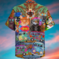 Hippie Cats Peace Love Life Color - Hawaiian Shirt - Reefox