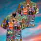 Hippie Cats Peace Love Life Color - Hawaiian Shirt - Reefox