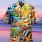 Hippie Bus Love Beach Summer - Hawaiian Shirt - Reefox