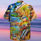 Hippie Bus Love Beach Summer - Hawaiian Shirt - Reefox