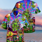 Hippie Alien Peace Life Color - Hawaiian Shirt - Reefox