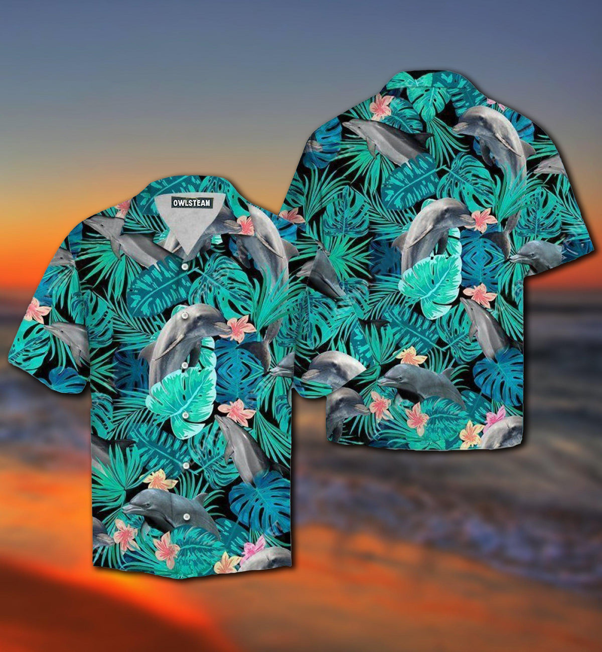 Dolphin Ocean Marine Biology Into The Sea - Hawaiian Shirt - Reefox