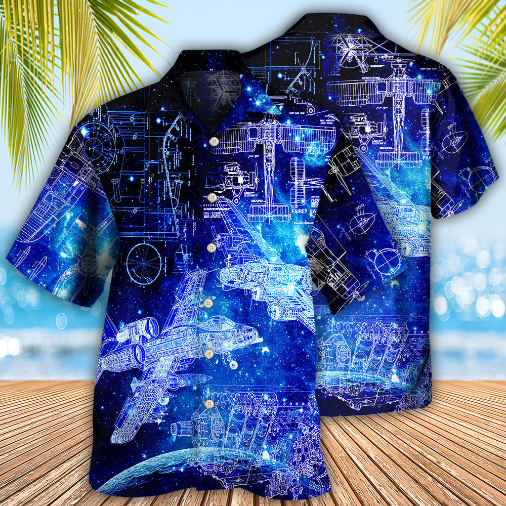 Engineer Aerospace Style - Hawaiian Shirt - Reefox