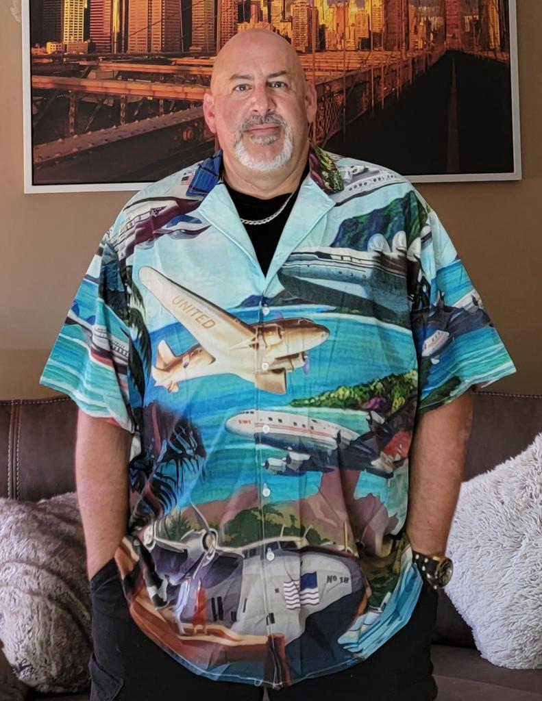 Airplane Fly To Hawaii Aircraft Love Life - Hawaiian Shirt - Reefox