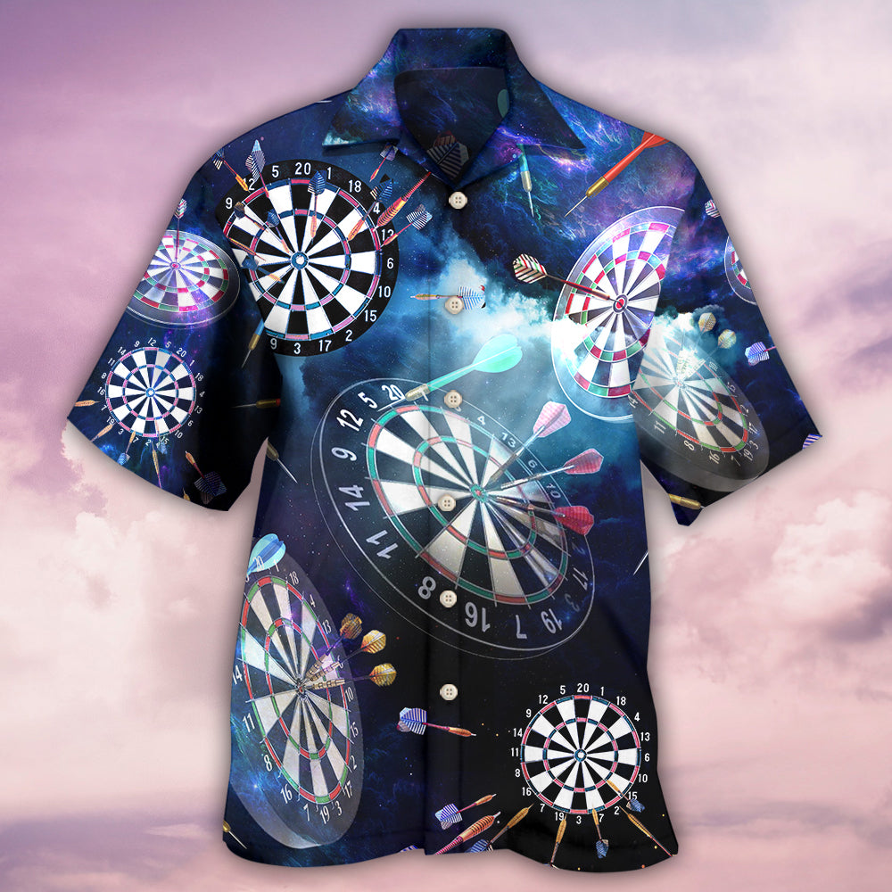 Darts Amazing Cool Into The Galaxy - Hawaiian Shirt - Reefox