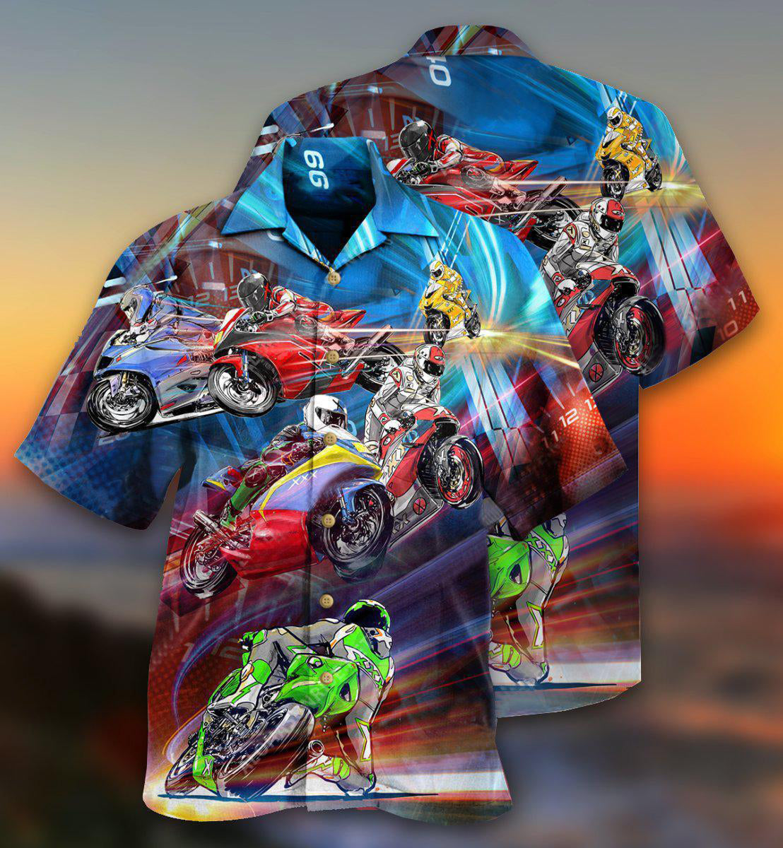 Motorcycle Amazing Cool Racing - Hawaiian Shirt - Reefox