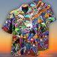 Skull Amazing Skateboarding - Hawaiian Shirt - Reefox