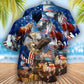 America Horse Patriotic America - Hawaiian Shirt - Reefox