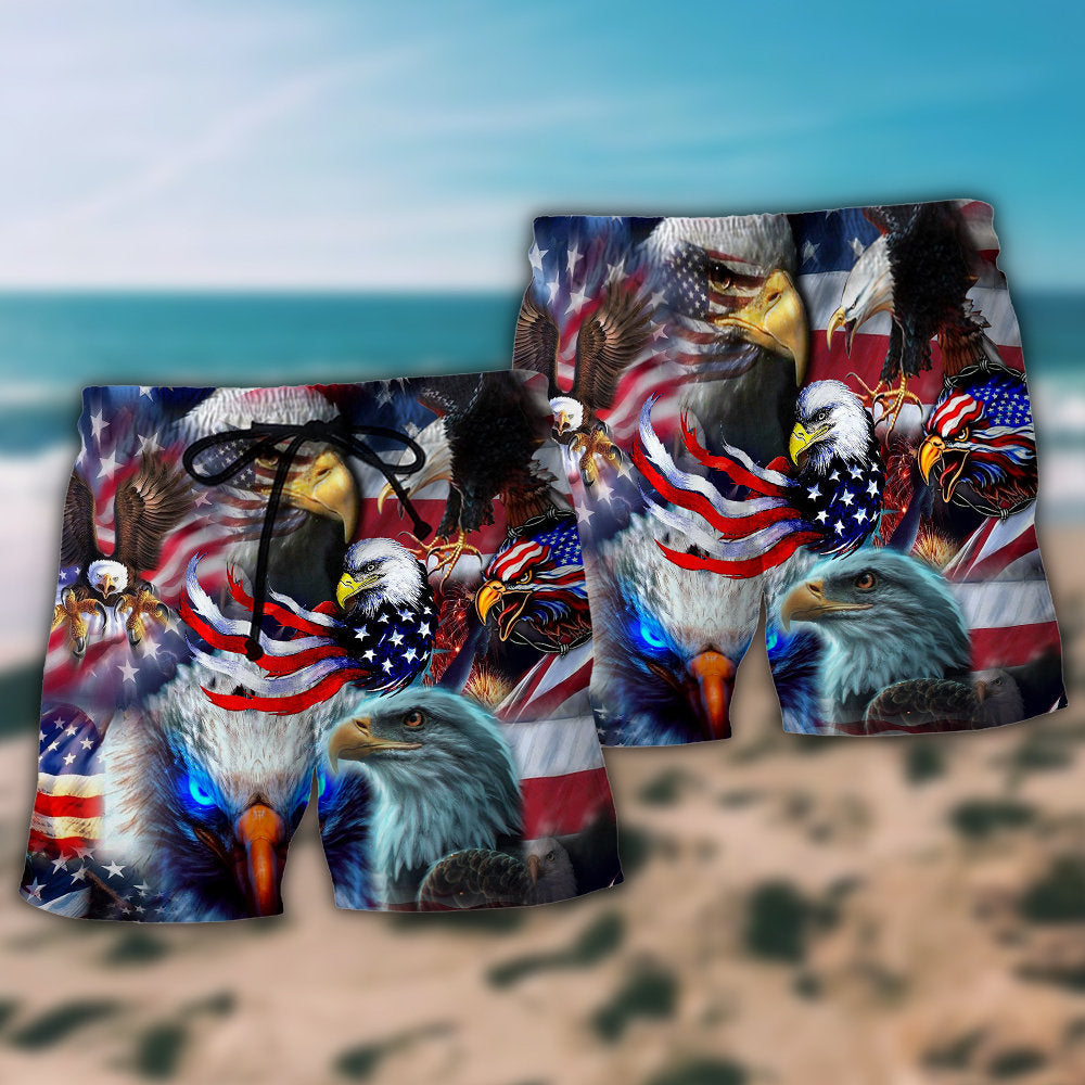 Eagle America Soar Like An Eagle - Beach Short Reefox - Owls Matrix LTD