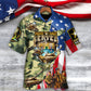 Veteran Colorful America Veteran War And Peace Proud To Have Veteran - Hawaiian Shirt - Reefox