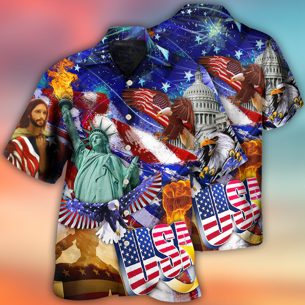 America Independence Day - Hawaiian Shirt - Reefox