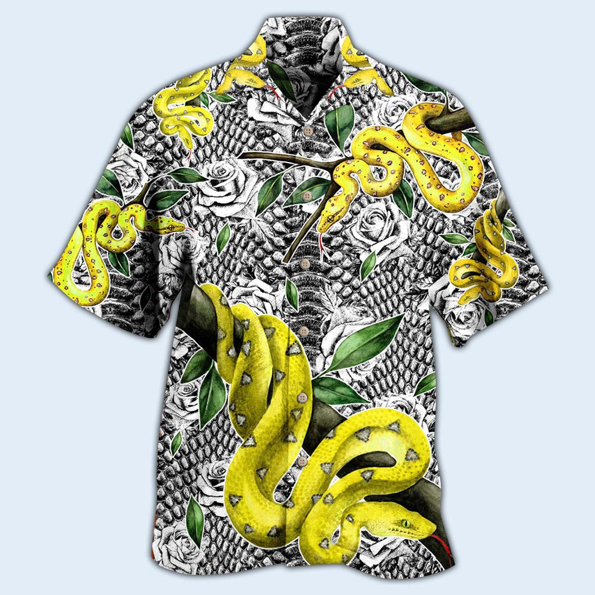 Snake Animals Awesome Snake - Hawaiian Shirt - Reefox