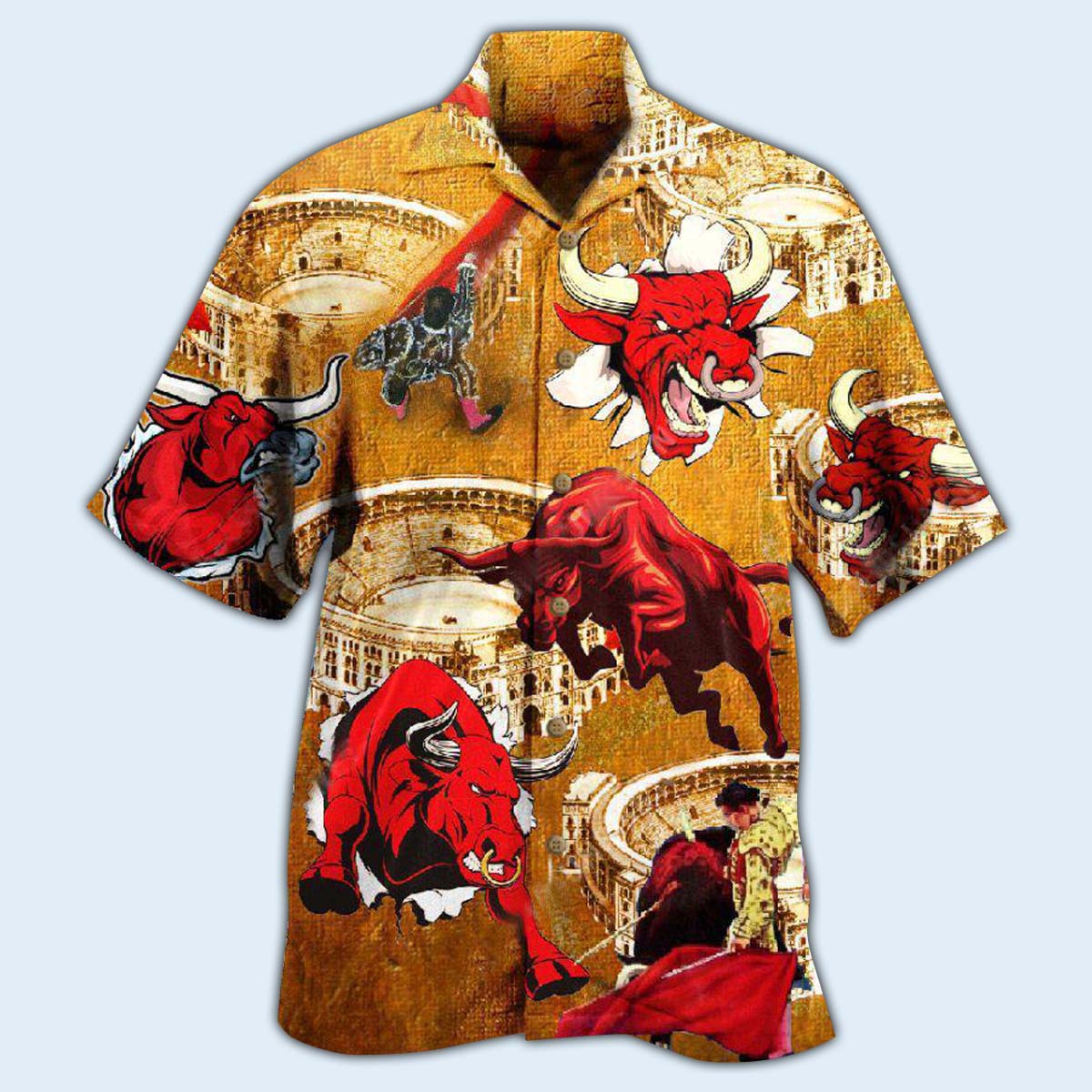 Bull Animals Do Not Win Bull Fight - Hawaiian Shirt - Reefox