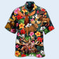 Moose Animals Happy Moose Aloha - Hawaiian Shirt - Reefox