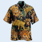 Leopard Animals Proud Leopard Natural Print - Hawaiian Shirt - Reefox